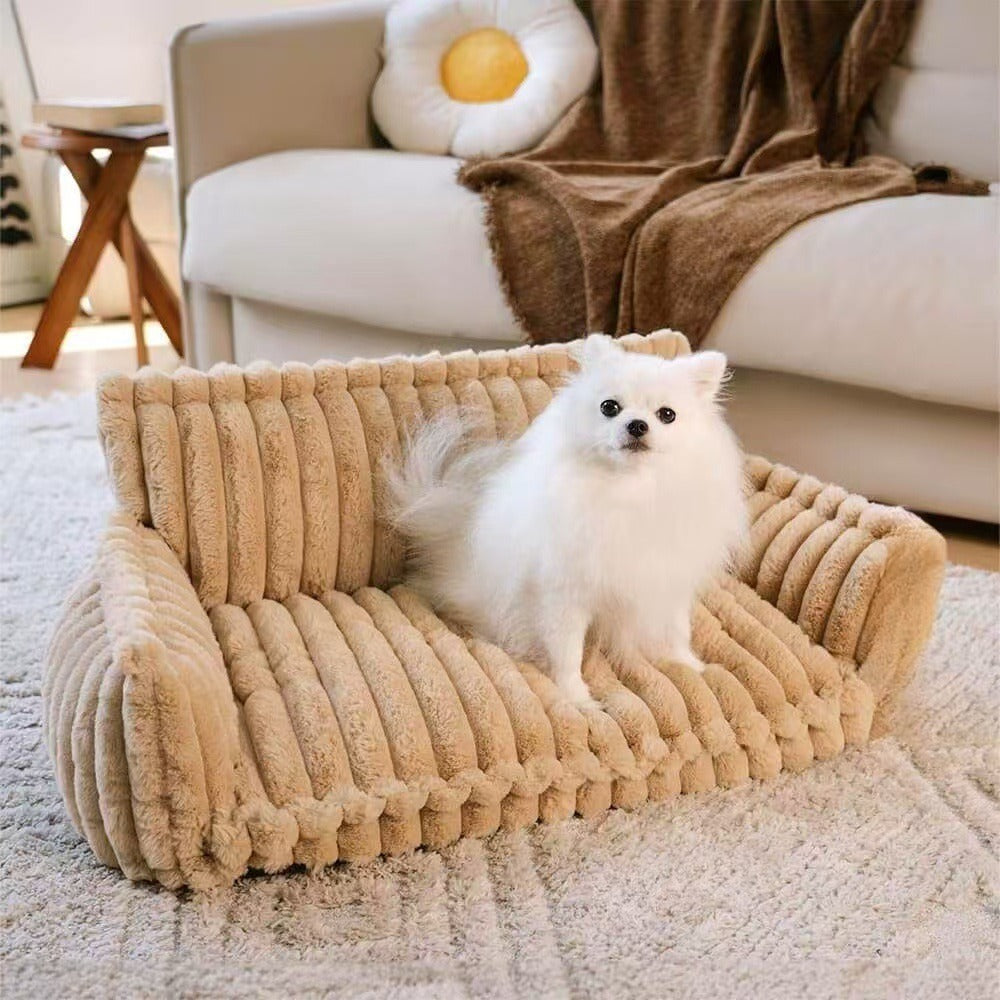 Plush Removable Washable Pet Bed
