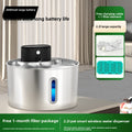 Wireless Pet Water Dispenser Stainless Steel Automatic Cat Fountain