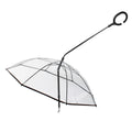 Transparent umbrella dog leash