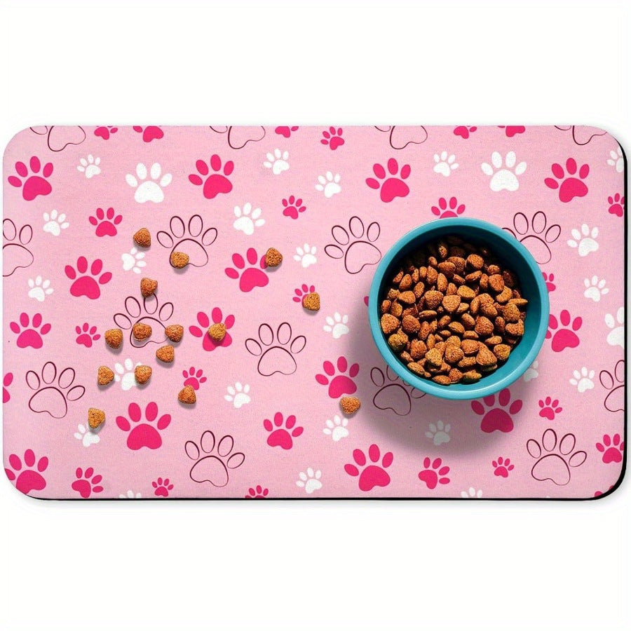 Absorbent Splash-Proof Pet Feeding Mat