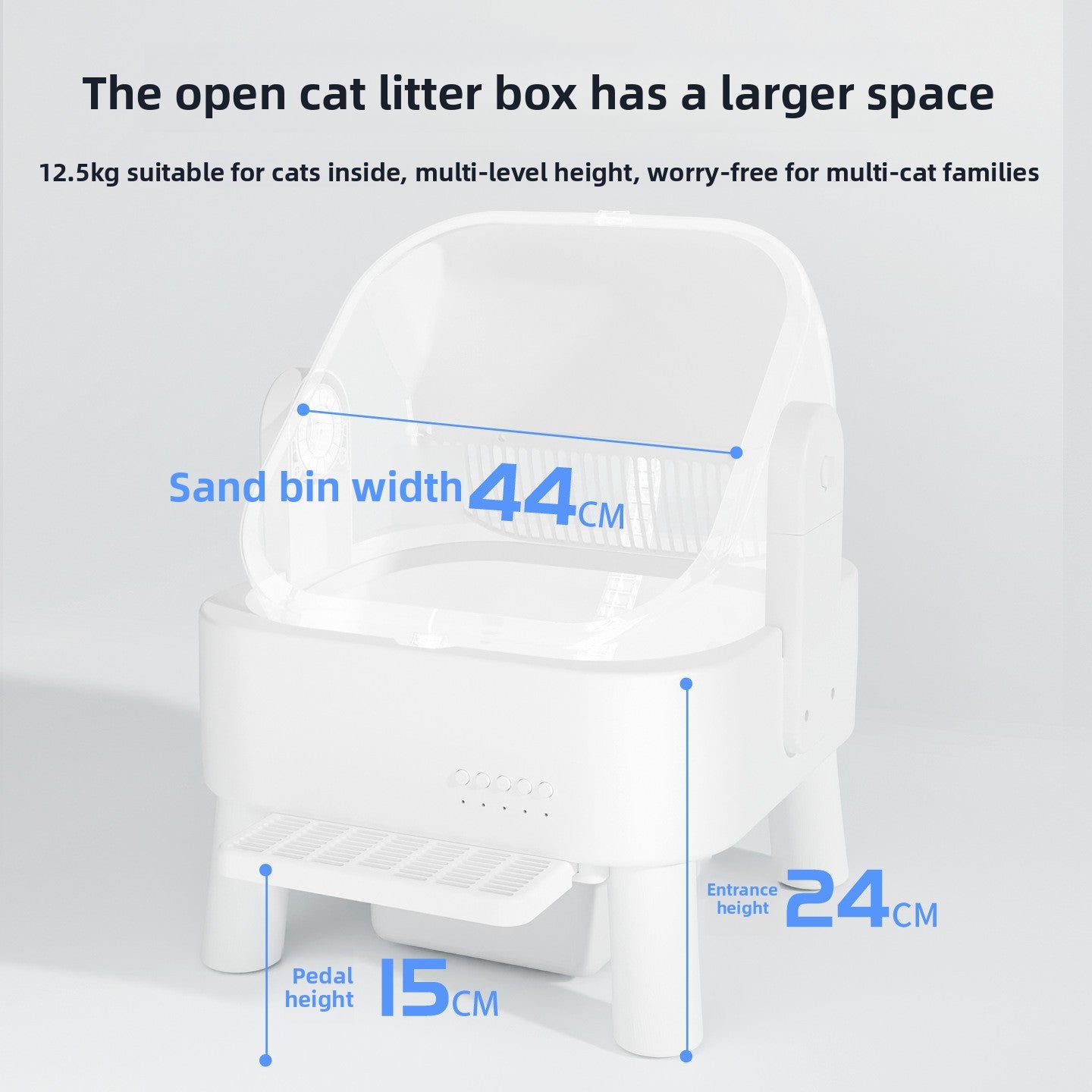 Fully automatic intelligent cat litter box