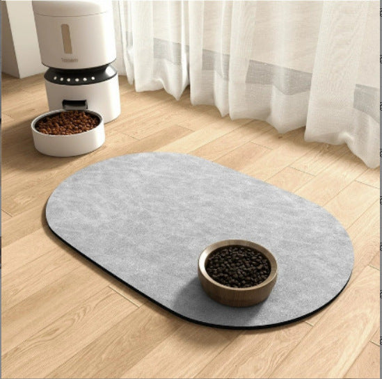 Absorbent Splash-Proof Pet Feeding Mat